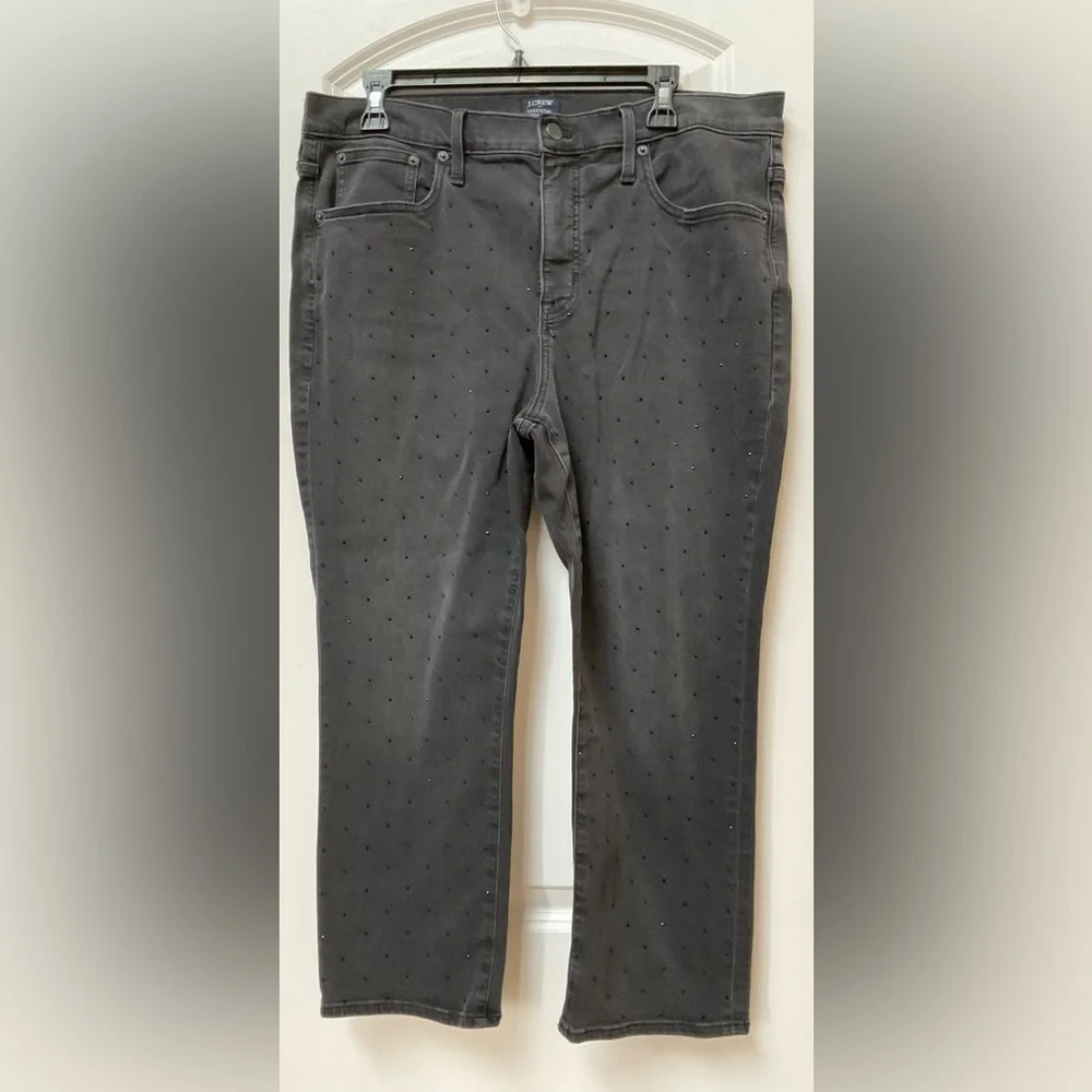 J. Crew Bling Crop Jeans - Picture 1 of 4